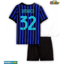 Inter Milan Federico Dimarco #32 Heimtrikotsatz Kinder 2025-26 Kurzarm (+ Kurze Hosen)